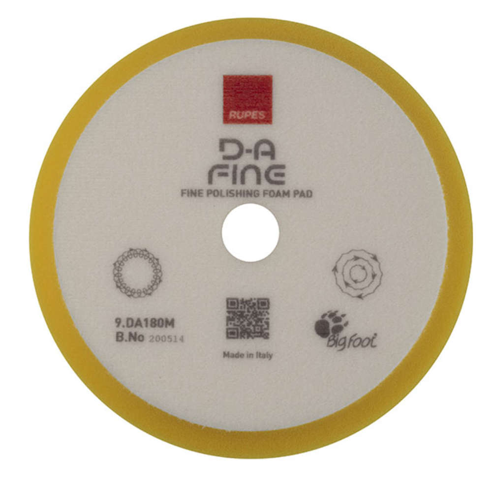 Rupes | High Performance Fine Finishing Foam Pad | DA