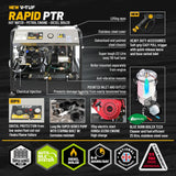 V-TUF RAPID PTR | Hot Water Petrol Pressure Washer | 200 Bar | 21 LPM | Honda GX 390