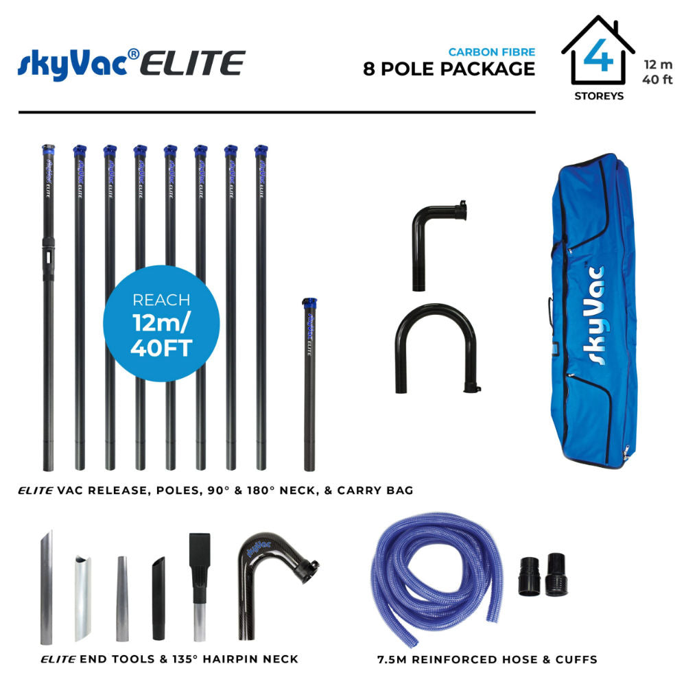 SkyVac Elite Pole Set