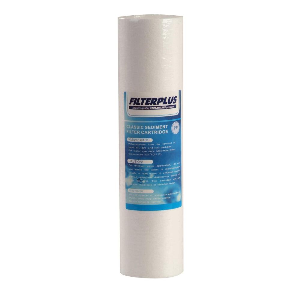 Streamline | Streamline | Filterplus | 5 Micron Sediment Cartridge Filter | 10 Inch | DF10-F-001 | ECA Cleaning Ltd