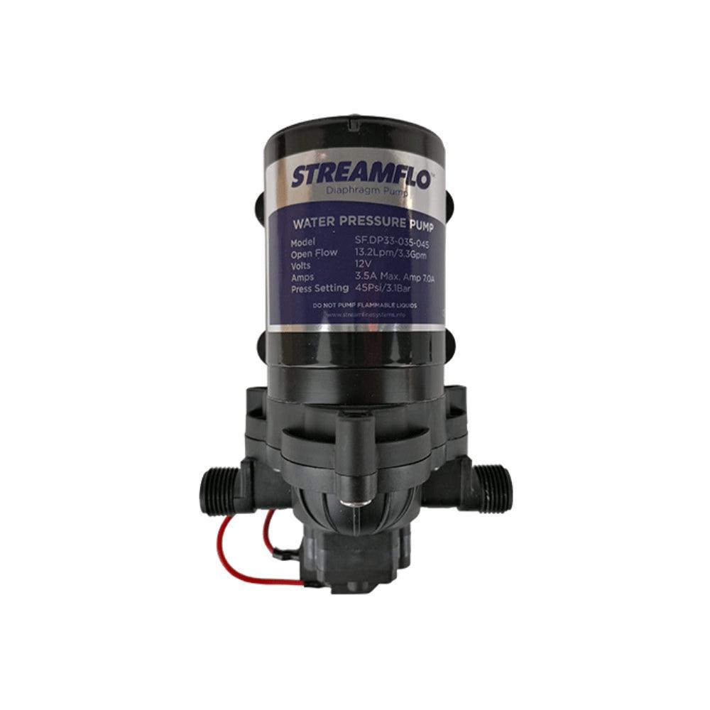 Streamline | Streamline | Streamflo Pump | 12v, 45 PSI, 13.2 LPM, 1/2 Inch | SF-DP33-035-045 | ECA Cleaning Ltd